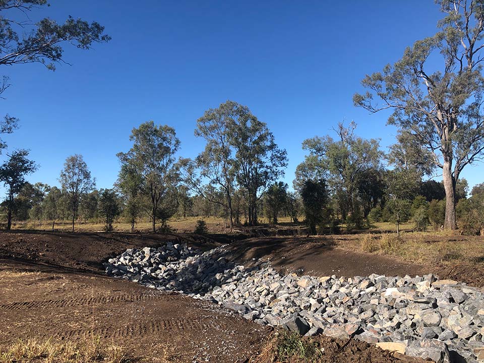 Bannockburn Gully Rock Chute Following Construction - June 2021